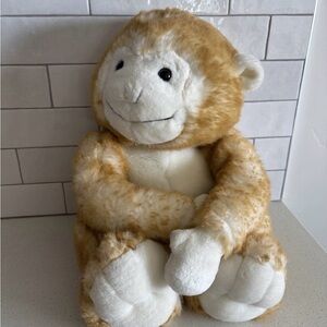 PEEK A BOO MONKEY Plush Commonwealth 12" Magnetic Hands Ape Gorilla Golden Tan